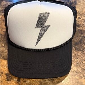 Grayson Threads Black and White Trucker Hat